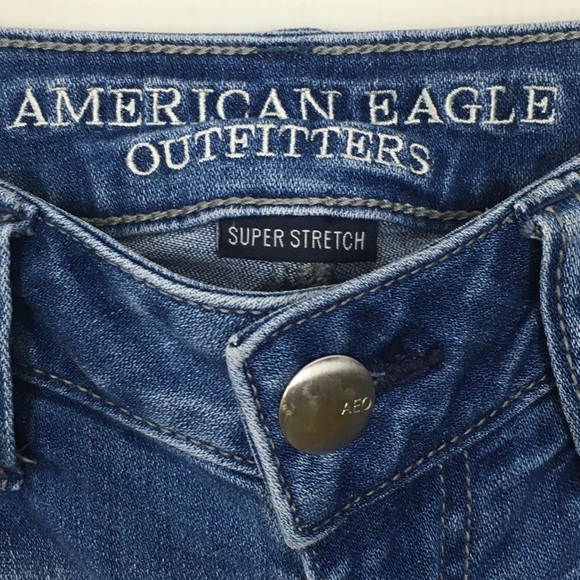 American Eagle Outfitters Jegging Ankle Jeans Sz 0 - Picture 5 of 8